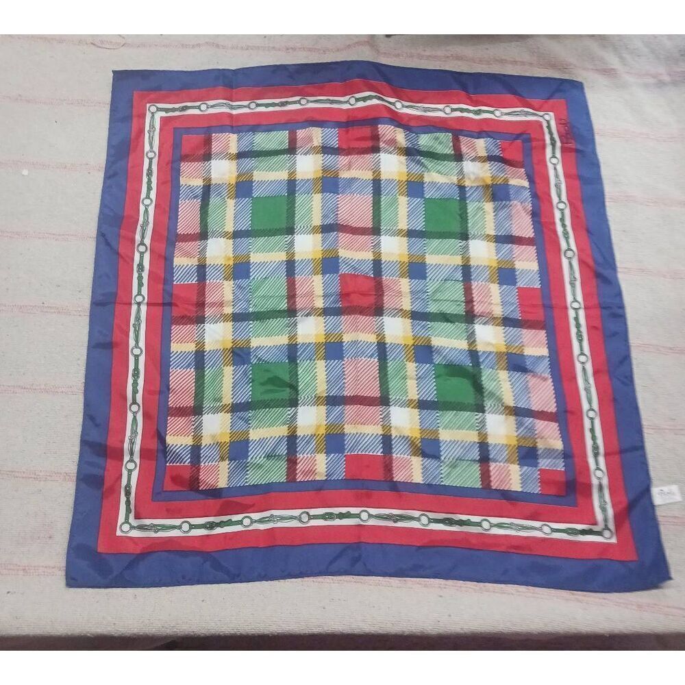 Vintage Made in Japan Paoli silk feel scarf